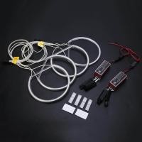 ราคา 4 ชิ้น 131 มิลลิเมตรรถ CCFL LED แองเจิลตารัศมีแหวนสำหรับ BMW E36 E38 E39 E46 สีขาว (804008192)