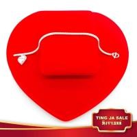 ราคา สร้อยข้อมือเงิน 925 ลายกระดูกงูกลม ห้อยหัวใจ น้ำหนัก 1บาท ยาว 7นิ้ว เครื่องประดับเงิน สินค้าขายดีพร้อมส่ง (886570121)