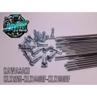 ราคา ซี่ล้อหน้าKLX125KLX140GKLX150BFใส่วงล้อหน้าขอบ 19 นิ้ว Chrome (18777273280)