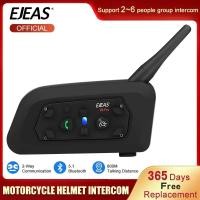 ราคา Ejeas V6 Pro รถจักรยานยนต์บลูทูธหมวกกันน็อคชุดหูฟังอินเตอร์คอมสื่อสาร1200M interphone สำหรับ6ผู้ขับขี่ IP65เพลงกันน้ำ (21170360882)