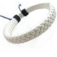 ราคา ILOVEDIY เชือกกำไลข้อมือหนังยูนิเซ็กส์แร็ปสีดำเชือกปรับระดับได้ (15265855670)