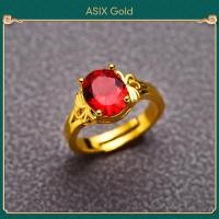 ราคา ASIX GOLD แหวนพลอยทองแท้ ทอง 24K แหวนพลอย แหวนพลอยสวยๆ อัญมณีสีแดง อัญมณีสีเขียว อัญมณีสีน้ำเงิน อัญมณีสีม่วง (12258270164)