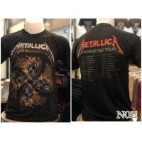 ราคา สไตล์มินิมอล METALLICA กะโหลก4หัวเสื้อวงดนตรี ร็อคต่างประเทศ เสื้อชาวร็อค ไม่มีตะเข็บขาง คนดัง เสื้อยืดคอกลมผ้าฝ้าย (18657233705)