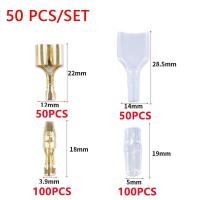 ราคา 10 20 50ชุดเย็นกดวัสดุทองแดงแยกออกเป็นสองอุปกรณ์เสริมในรถยนต์เปลือกโปร่งใสขั้วต่อชุดการเชื่อมต่อสายไฟชายหญิง (16760818724)