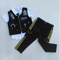 ราคา Brooklyn Brighton UK Police ชุดตำรวจอังกฤษสีดำ เด็กผู้ชายและเด็กผู้หญิง (20658090219)