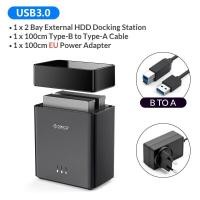 ราคา ORICO DS Series 2 Bay 3 5 กล่องใส่ฮาร์ดไดรฟ์ USB3 0แบบแม่เหล็ก USB3 0ไปยัง SATA3 0 HDD Case รองรับ UASP 12V4A Power (20618837583)