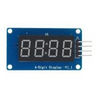 ราคา TM1637 4 Bits TM1638 MAX7219 8 bit Digital LED Display Module 7 Segment 0 36Inch Clock RED Anode Tube Four Serial Driver (19675046291)
