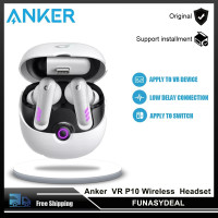 ราคา Anker Soundcore VR P10ชุดหูฟังไร้สายสำหรับเล่นเกมส์ลิขสิทธิ์อุปกรณ์เสริม Meta oculus Quest 2 30Ms ความหน่วงต่ำ2 4GHz ไร้สายบลูทูธการเชื่อมต่อคู่เข้ากันได้กับนินเท็นโดสวิตช์ Playstation vr (19957389582