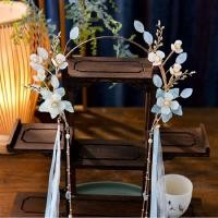 ราคา KYRANE ริบบิ้นพู่ผ้าโพกหัวโบราณสำหรับเด็กผู้หญิงเครื่องประดับผมงดงามกิ๊บติดผมโลหะดอกไม้ตกแต่งผมเจ้าสาวงานแต่งงานสไตล์จีนที่คาดผมสไตล์มงกุฎผมสไตล์โบราณปิ่นปักผมดอกไม้ (21053467087)