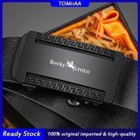 ราคา TOMiiAA Rocky POLO เข็มขัดแฟชั่นสำหรับผู้ชายเข็มขัดหนังแท้เข็มขัดผู้ชายหัวเข็มขัดอัตโนมัติเข็มขัดกางเกงลำลองหนังวัวสองชั้นเข็มขัดยีนส์คุณภาพสูงธุรกิจสายคาดเอวสำหรับผู้ชาย (20393727236)