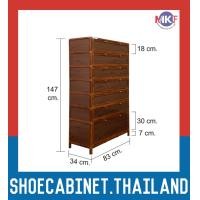 ราคา PREMIUM ตู้รองเท้าอลูมิเนียม สวยเหมือนไม้จริง ไม่ใช่ไม้ กันปลวก สีลายไม้เข้ม บ้านและสวน REVIEW ตู้รองเท้า (14383412952)