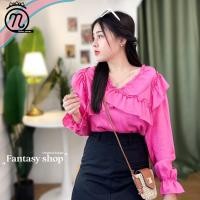 ราคา Nabee queeny เสื้อผญ เสื้อแขนยาว เสื้อใส่ทำงาน ใส่เที่ยว เสื้อแขนยาวสวยๆ เสื้อใส่ทำงานสวยๆ งานป้าย fantasy (20482054487)