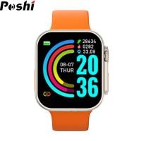 ราคา POSHI D20 Ultra นาฬิกา smart watch ผู้ชาย หน้าจอสัมผัส กันน้ำได้ระดับ Ip68 ของแท้ 100 นาฬิกาโทรศัพท์ นาฬิกาดิจิตอล รองรับภาษาไทย สำหรับ iOS Android (17933914579)
