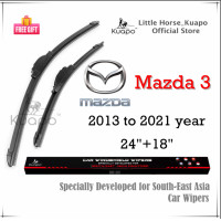 ราคา Kuapo ใบปัดน้ำฝน มาสด้า Mazda 3 2013 ถึง 2019 ปี ที่ปัดน้ำฝน กระจก ด้านหน้า ด้านหลั รถยนต์ มาสด้า3 (9077666762)
