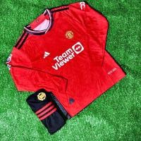 ราคา ชุดบอลเด็กแมนยูแขนยาวรุ่นใหม่ล่าสุด 2024 2025เสื้อพร้อมกางเกง (21131262092)