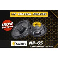 ราคา NAUTILUS NP65 6 5 2 Way Coaxial Speaker 180W Peak Power ลำโพงรถยนต์ เครื่องเสียงติดรถยนต์ Speaker Amplifier Car Audio สินค้าพร้อมส่ง (12414375859)