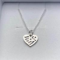 ราคา winterwinter silver925 jewelry เครื่องประดับเงินแท้ สร้อยเงินแท้ จี้รูปหัวใจ love you more (19588979254)