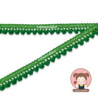 ราคา ลูกไม้ปอมปอม ริบบิ้นปอมปอม กว้าง 1 cm ขนาดลูกปอม 3 มิล (20576378624)
