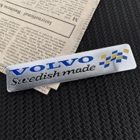 ราคา สติ๊กเกอร์ตราสัญลักษณ์แต่งรถธง สวีเดนสติกเกอร์ลายโลโก้สำหรับติดรถยนต์วอลโว่ทำจากอะลูมิเนียมสำหรับ Volvo AWD T3 T4 T5 T6 C30 S40 S60 V40 V60อุปกรณ์เสริม XC60 V70 (19394948683)