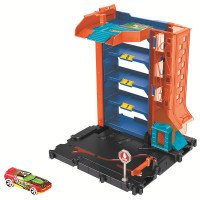 ราคา Hot Wheels City Downtown Playset Assortment ฮอตวีล ซิตี้ ชุดรางรุ่นผจญภัยในตัวเมือง HDR24 B C (18583879394)