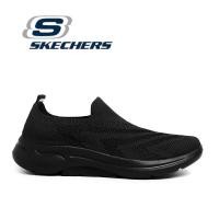 ราคา Skechers สเก็ตเชอร์ส รองเท้าผู้หญิง Women GOwalk 6 Vibrant Smile Walking Shoes 19105 BKW (18677877795)