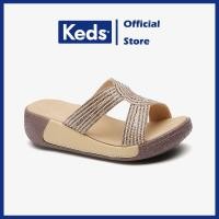ราคา Keds รองเท้าแตะสตรี Keds Bliss II ฤดูร้อนสไลด์ WF58223 (19667753530)