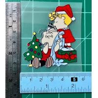 ราคา ตัวรีดการ์ตูนChristmas Snoopy สติกเกอร์รีดติดเสื้อ (17031456606)
