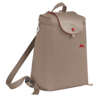 ราคา 100 Authentic longchamp le pliage club 70th anniversary embroidery folding nylon shoulder bag Backpack women handbag Waterproof Dumpling Bag fashion handbag L1699619P18 Brown color (20821261024)