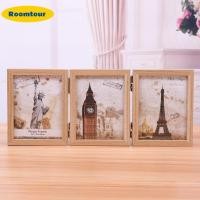ราคา roomtour กรอบรูป กรอบรูปพับ กรอบรูป 4 6 นิ้ว กรอบรูปย้อนยุค สร้างสรรค์สามพับกรอบรูปชุด5นิ้ว6นิ้ว7นิ้ว8นิ้วสตูดิโอภาพพับกรอบรูปขายส่ง A00620 (16880060014)