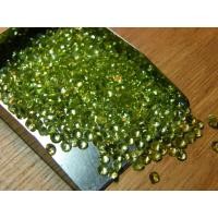 ราคา พลอยเพอริดอท ของแท้ รูปกลม 4 20 มม 10 เม็ด Natural Peridot Gemstone Round Shape 10 pcs (18821162138)