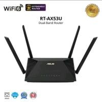 ราคา ASUS RT AX53U AX1800 Dual Band WiFi 6 802 11ax Extendable Router supporting MU MIMO and OFDMA technology with AiProte (21017007674)