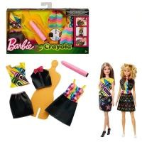 ราคา ชุดตุ๊กตา บาร์บี้ เปลี่ยนสีได้ พร้อมออกแบบลวดลายได้ ลิขสิทธิ์แท้ Barbie Crayola Rainbow Design เสื้อผ้าBarbie (20258799498)