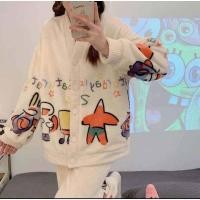 ราคา ชุดนอนMUJI ผ้านาโน ขนนุ่มๆใส่นอนอุ่นๆ บานพิมพ์ลาย หนาวนี้ต้องมีติดตู้จ้า MUJI MUJI (21039803301)