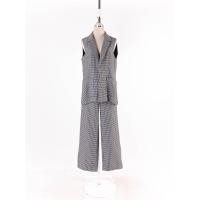 ราคา flynow ชุดเซ็ทเสื้อคลุมแขนกุด กางเกงขายาว ผ้าพิมพ์ลาย ป้ายแบรนด์ระบุไซส์ 40 38 Preloved (20691154748)