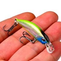 ราคา PROBEROS 1ชิ้นเหยื่อตกปลาเหยื่อ4 3กรัม5 4เซนติเมตร Crankbait 3D ตาหนักจมสร้อยปลอมล่อตกปลารอกกีฬากลางแจ้งตกปลา10 ตะขอ DW517 (7551542444)