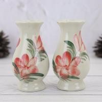 ราคา แพ็คคู่ 2 ชิ้น แจกันเซรามิคงานไทย แจกันสูงสามนิ้ว แจกันเล็ก แจกันทรงอ้วน แจกันหิ้งพระ แจกันเซรามิค แจกันดอกไม้ (15066340932)