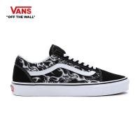ราคา VANS OLD SKOOL FLAMES BLACK TRUE WHITE รองเท้าผ้าใบ VANS ชาย หญิง (19600810928)