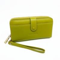 ราคา Benedetti 932 กระเป๋าสตางค์ หนังแท้ ซิปเดี่ยว มีฝา และสายคล้อง สำหรับผู้หญิง สีดำ เหลือง เขียวเข้ม น้ำเงิน แดง ม่วงอ่อน ขนาด 19 5 x 10 5 ซม (15865090098)