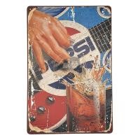 ราคา ป้ายสังกะสีวินเทจ เป๊ปซี่ Pepsi Guitar รถคลาสสิค ขนาด 20x30 ซม (10153233113)