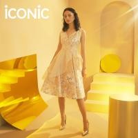 ราคา iCONiC AFFLUENT DRESS 4585 ชุดเดรส ผ้าไหม แขนกุด พิมพ์ลาย กังหัน มงคล ตกแต่ง ระบาย หรูหรา เสื้อผ้าผู้หญิง ชุดออกงาน ชุดราตรี (7422732389)