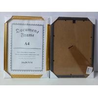 ราคา แพ็ค10ชิ้น กรอบรูปA4 กรอบรูปทอง อะคริลิค กรอบเกียรติบัตร กรอบทอง (8911835932)