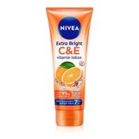 ราคา NIVEA นีเวีย เอ็กซ์ตร้าไบร์ท C E และ C A วิตามิน โลชั่น 70 180 320 ml (16967659362)