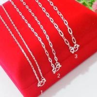 ราคา สร้อยคอเงินแท้ 92 5 ลายโซ่เรือ เครื่องประดับสร้อยคอเงินแท้ราคาถูกสร้อยผู้หญิง สร้อยคอเด็ก งานเงินจากนครศรีธรรมราช (16481088084)