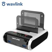 ราคา Wavlink อแดปเตอร์Hub อุปกรณ์เพิ่มพอร์ตสำหรับคอมพิวเตอร์ โน๊ตบุ๊ค พีซี รองรับ HDD SDD USB 3 0 SD Crad Micro SD Card USB 5V2 4A สำหรับชาร์จอุปกรณ์อิเล็กทรอนิกส์ พร้อมฟังก์ชันการโคลนและสำรองข้อมูลแบบออฟไ