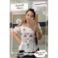 ราคา KA เสื้อคอเหลี่ยม ผ้าพื้นขนาด อก 38 48นิ้ว ก่อนยืด38 40ไซส์ใหญ๋ (11160071890)