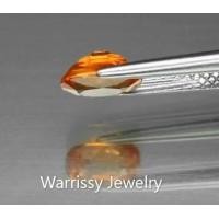 ราคา โกเมน สีส้ม ธรรมชาติแท้ จากไนจีเรีย Natural Cushion Orange Spessartite Garnet 1 36ct 7x5mm Nigeria (20492000256)