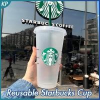 ราคา แก้ว Starbuck เย็นพลาสติก710มล สีดำ ใสแก้ว Starbuck พร้อมฝาหลอดสีดำ24ออนซ์ (12631703787)