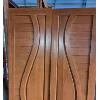 ราคา บานประตูไม้สัก ลายแจกัน (19727988873)