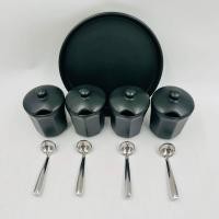 ราคา ชุดเครื่องปรุง เซรามิค 4ใบ พร้อมถาด ครบชุด ชุดใส่เครื่องปรุงเซรามิค ที่ใส่เครื่องปรุง ที่ใส่เครื่องปรุงก๋วยเตี๋ยว สีขาว สีดำ พร้อมส่ง (19078976069)