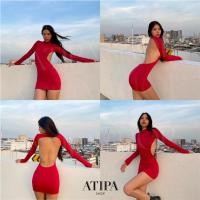 ราคา Atipashop CARINE DRESS เดรส เดรสสั้น เดรสแขนยาว ทรงคอเต่า เว้าหลัง (17502279152)